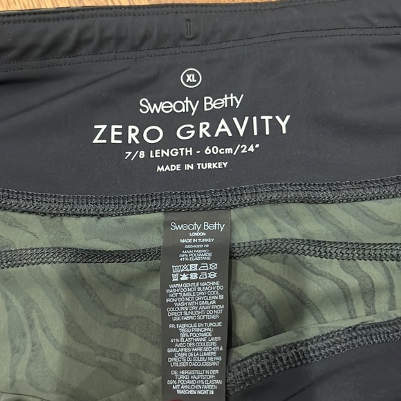 Sweaty Betty Women’s Green and Black Leggings Size Extra Large - Picture 4 of 5